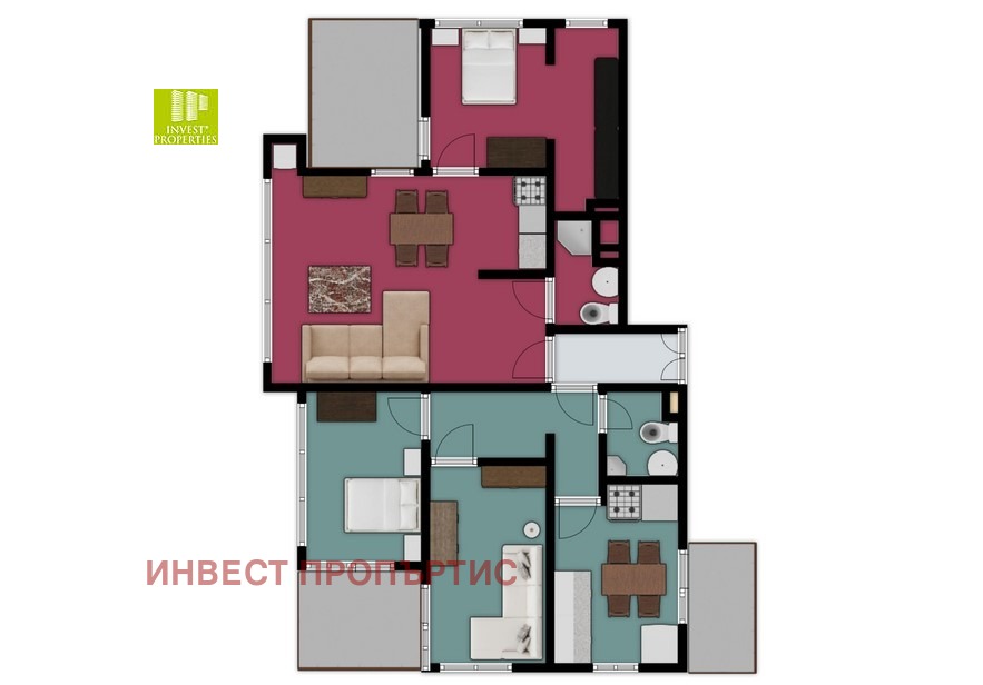 Продава 4-СТАЕН, гр. София, Манастирски ливади, снимка 15 - Апартаменти - 53956191