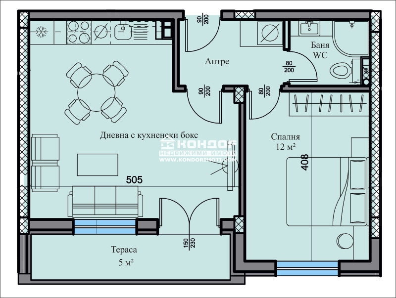 For Sale  1 bedroom Plovdiv , Tsentar , 66 sq.m | 93838771 - image [3]