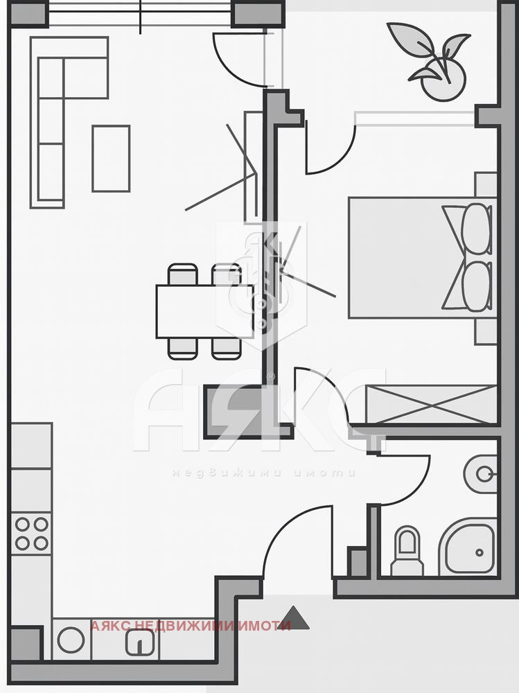 In vendita  1 camera da letto Sofia , Malinova dolina , 72 mq | 44474283 - Immagine [2]