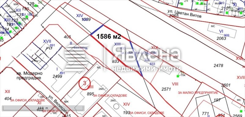 Продава ПАРЦЕЛ, гр. София, Захарна фабрика
