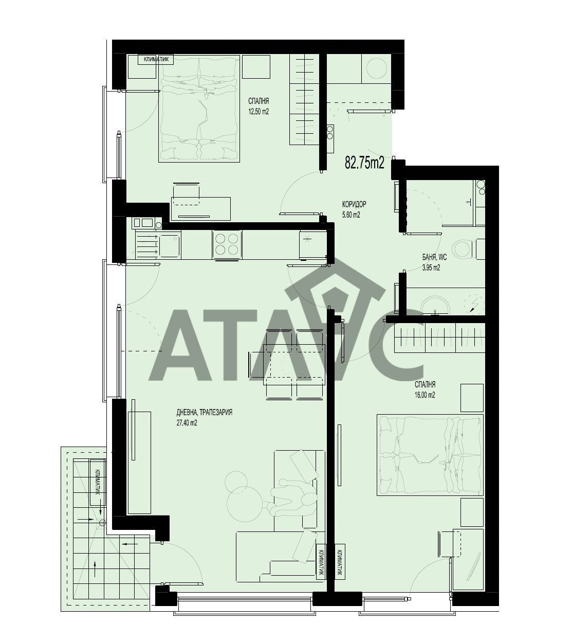 Продава 3-СТАЕН, гр. Пловдив, Христо Смирненски, снимка 2 - Апартаменти - 54210048
