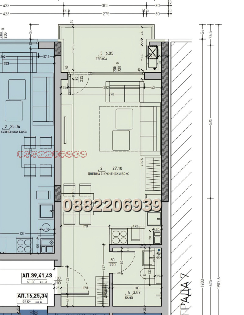 Продава 1-СТАЕН, гр. София, Малинова долина, снимка 3 - Апартаменти - 52780439