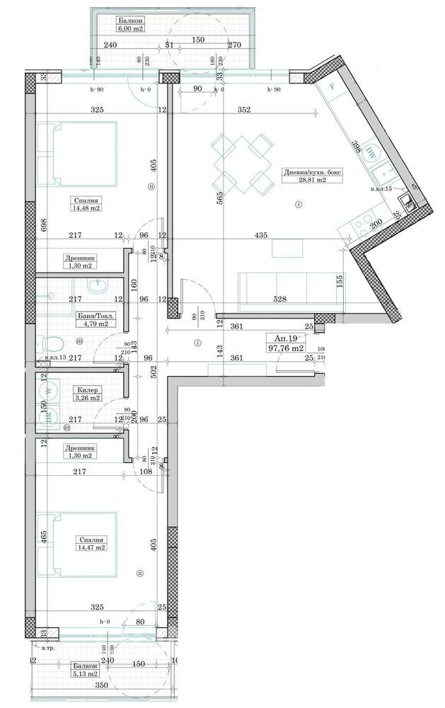 Продава 3-СТАЕН, гр. Варна, Виница, снимка 10 - Aпартаменти - 46841449