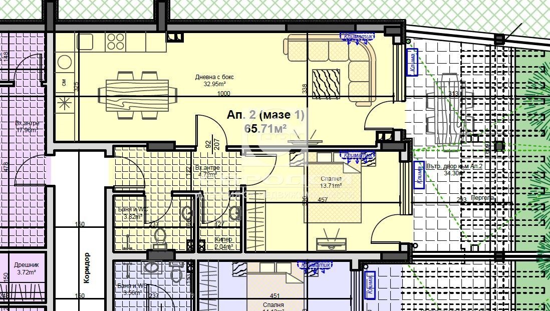 Продава 2-СТАЕН, гр. Стара Загора, Железник - център