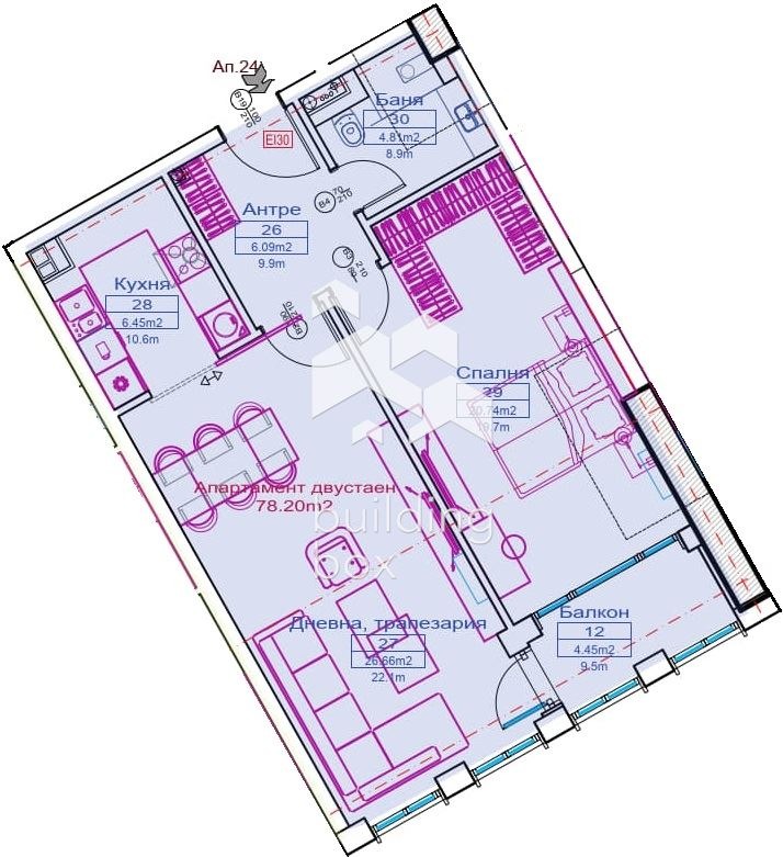 Продава 2-СТАЕН, гр. София, Гео Милев, снимка 3 - Aпартаменти - 48064396