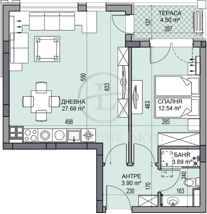 Продава 2-СТАЕН, гр. Пловдив, Гагарин, снимка 5 - Aпартаменти - 49388353