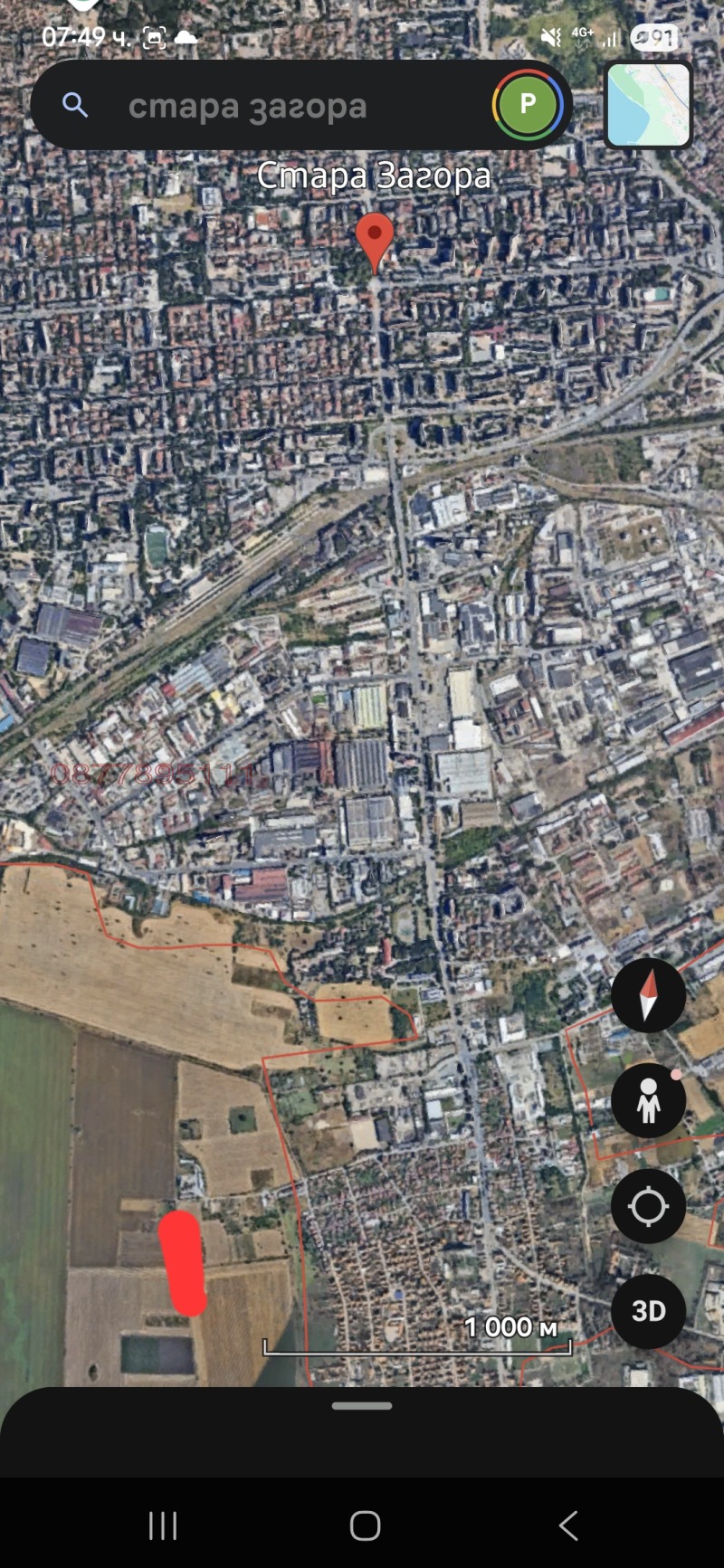 Продава ЗЕМЕДЕЛСКА ЗЕМЯ, гр. Стара Загора, област Стара Загора, снимка 2 - Земеделска земя - 52779184