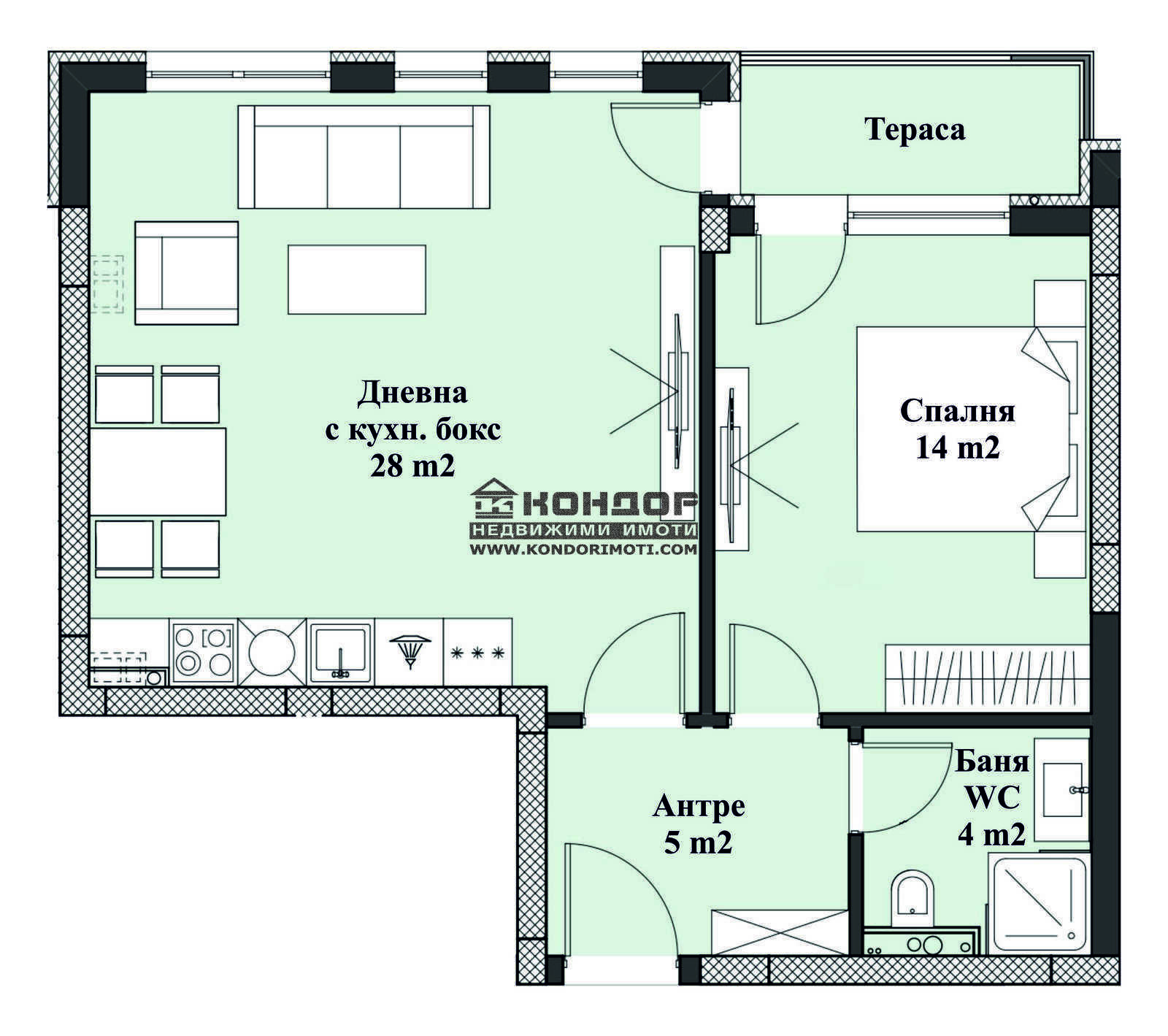 Продава 2-СТАЕН, гр. Пловдив, Христо Смирненски, снимка 6 - Апартаменти - 53435682