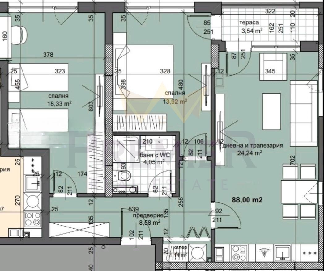Продава 3-СТАЕН, гр. Пловдив, Тракия, снимка 10 - Апартаменти - 56126620
