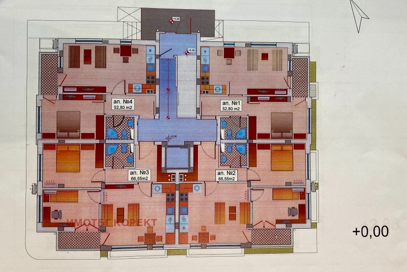 Продава 2-СТАЕН в град София, Малинова долина - 66 кв.м / 132 000 € » 258 169.56 лв., ИМОТБГ КОРЕКТ