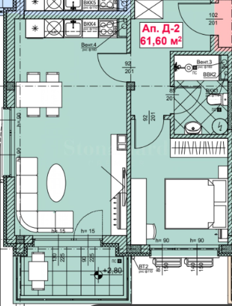 Продава 2-СТАЕН, гр. Созопол, област Бургас, снимка 4 - Апартаменти - 53112930