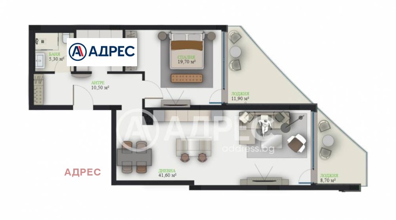 Продава 2-СТАЕН, гр. Варна, к.к. Чайка, снимка 4 - Aпартаменти - 48017056