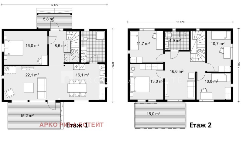 Продаја  Кућа регион Софиа , Осоица , 160 м2 | 34128306 - слика [6]