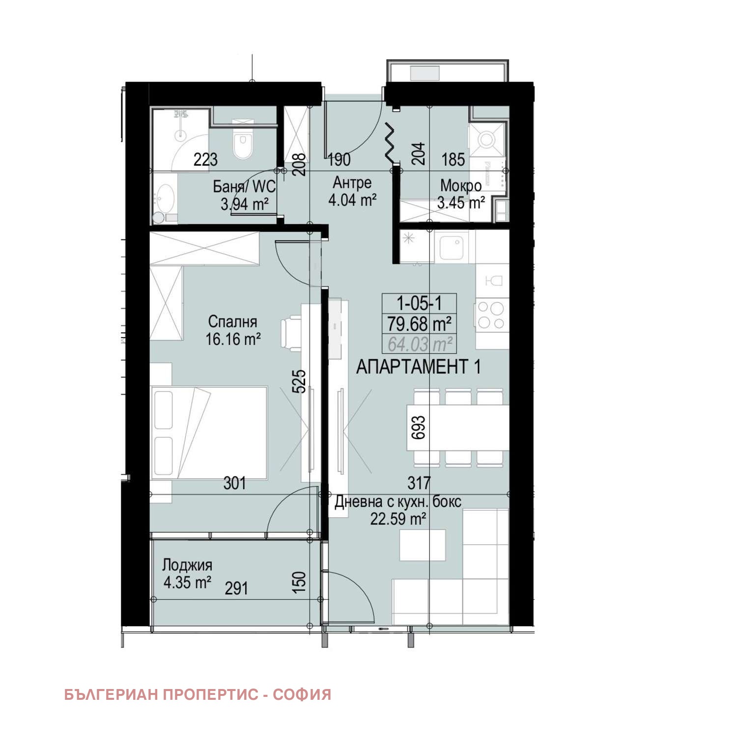 Продава 2-СТАЕН, гр. София, Манастирски ливади, снимка 4 - Апартаменти - 54279876