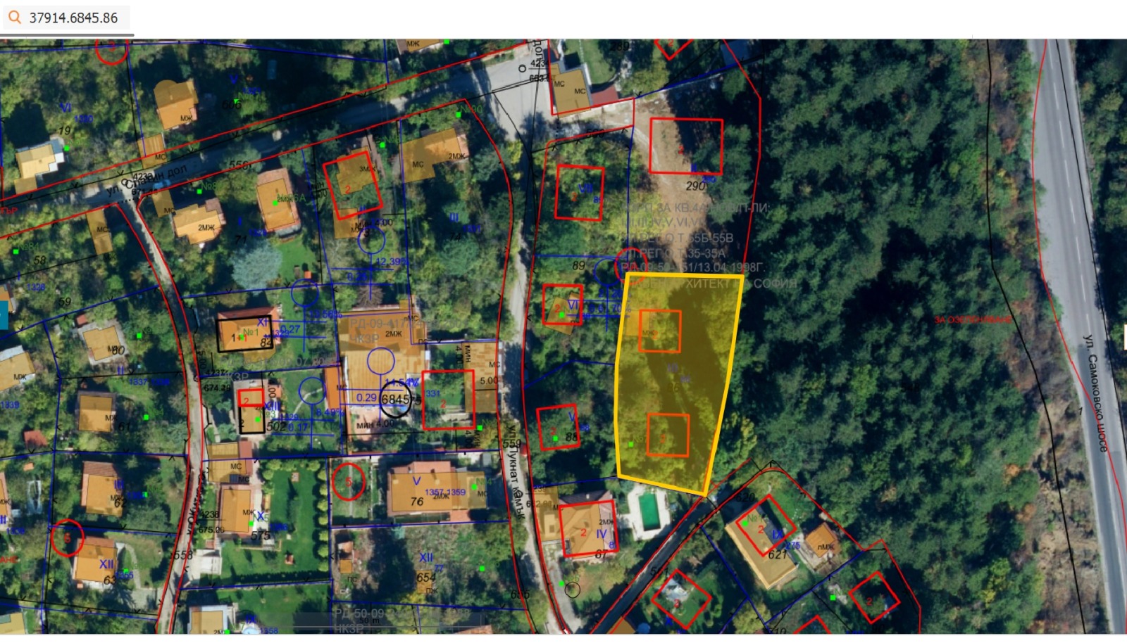 Продава ПАРЦЕЛ, гр. София, с. Кокаляне, снимка 3 - Парцели - 55030335