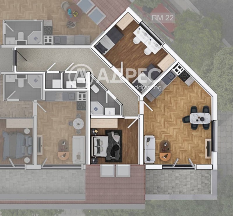 Продава 3-СТАЕН в град София, Овча купел 1 - 118 кв.м / 226 922 € » 443 820.86 лв., АДРЕС НЕДВИЖИМИ ИМОТИ