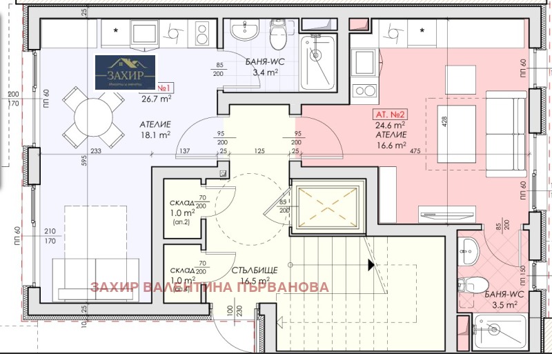 Продаја  Студио регион Бургас , Несебар , 40 м2 | 77548554 - слика [4]