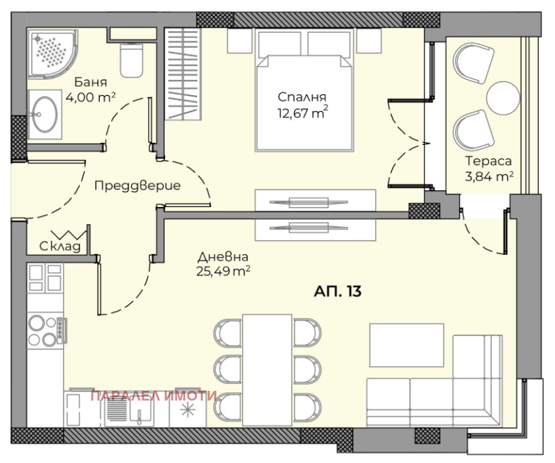 Продава 2-СТАЕН, гр. Пловдив, Отдих и култура, снимка 1 - Aпартаменти - 49391140