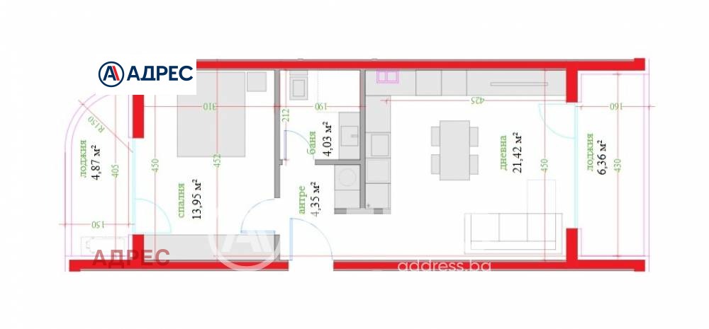 Продава 2-СТАЕН, гр. Варна, Трошево, снимка 4 - Апартаменти - 53766619