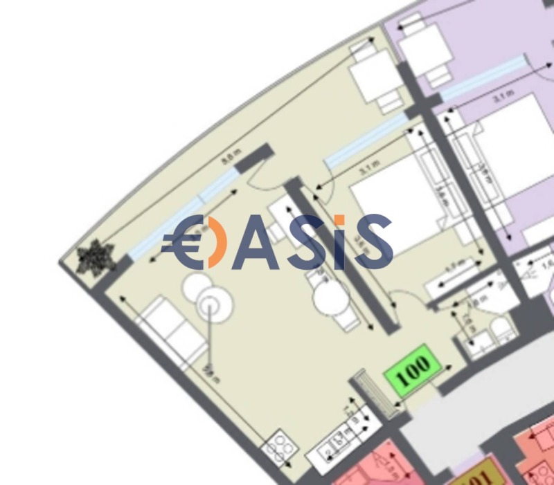 Продава 2-СТАЕН, гр. Обзор, област Бургас, снимка 8 - Апартаменти - 53118486