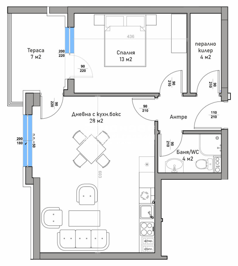 Продава 2-СТАЕН, гр. Пловдив, Кючук Париж, снимка 3 - Апартаменти - 53427752