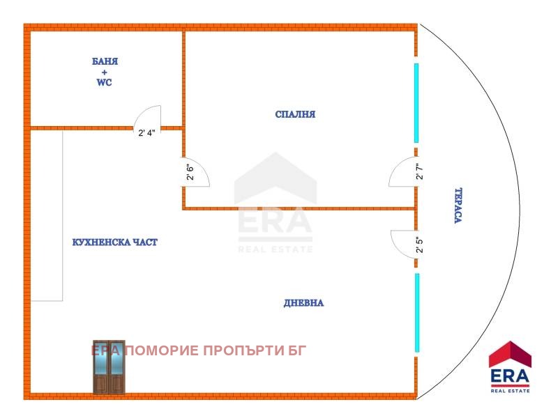 Продава 2-СТАЕН, гр. Поморие, област Бургас, снимка 11 - Апартаменти - 55486306