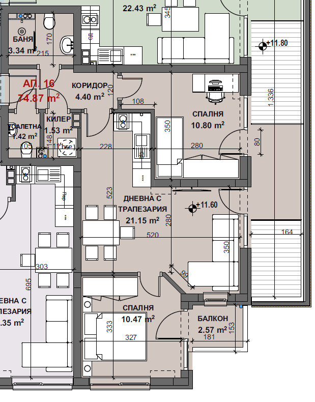 Продается  2 спальни Стара Загора , Аязмото , 87 кв.м | 88146508 - изображение [2]