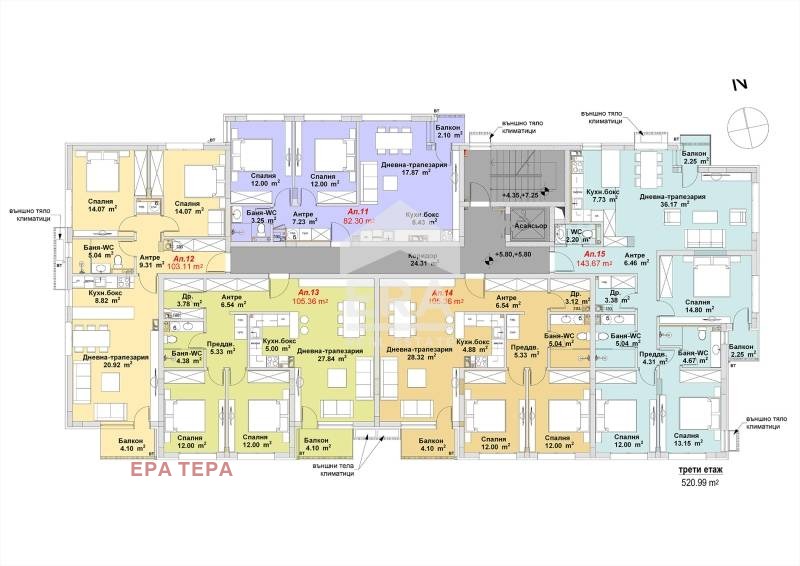 Продава 4-СТАЕН, гр. София, м-т Гърдова глава, снимка 3 - Апартаменти - 52720403