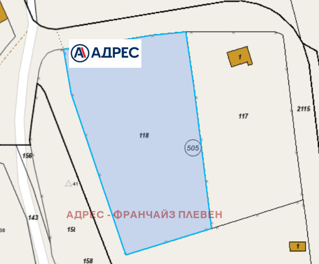 Продава ПАРЦЕЛ, с. Голяма Желязна, област Ловеч