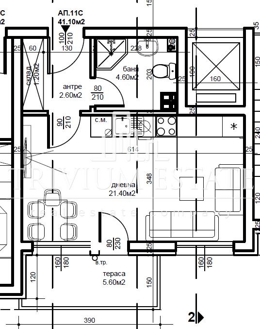 Продава 1-СТАЕН, гр. Пловдив, Беломорски, снимка 3 - Апартаменти - 52606219