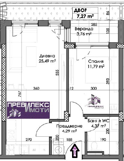 In vendita  1 camera da letto Plovdiv , Kamenitsa 2 , 70 mq | 54866894