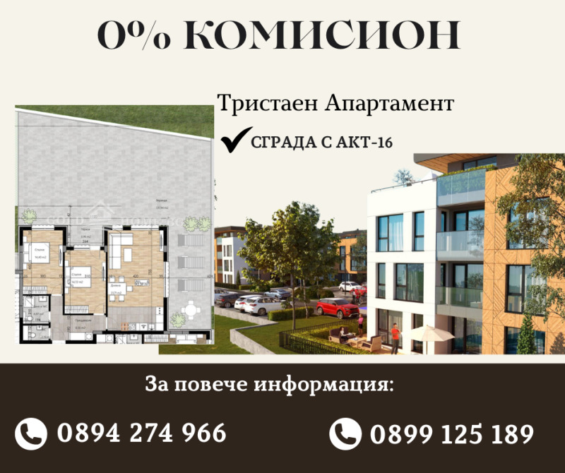 Продава 3-СТАЕН, гр. Пловдив, Остромила, снимка 1 - Aпартаменти - 46902277