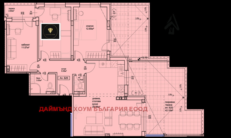 Продава 4-СТАЕН, гр. Пловдив, Пещерско шосе, снимка 2 - Aпартаменти - 48390299