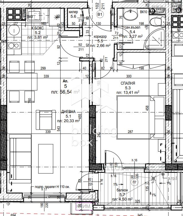 Продава  2-стаен град Пловдив , Каменица 2 , 71 кв.м | 46622486 - изображение [10]