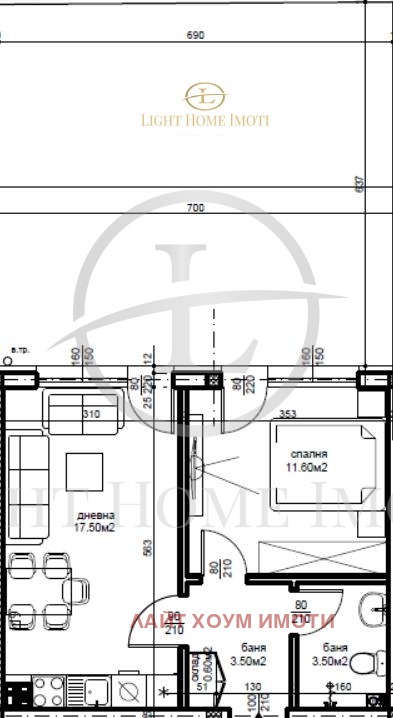 Till salu  1 sovrum Plovdiv , Belomorski , 95 kvm | 78174532 - bild [5]