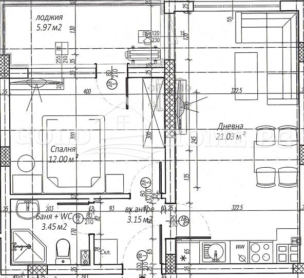 In vendita  1 camera da letto Plovdiv , Belomorski , 62 mq | 97431393 - Immagine [2]