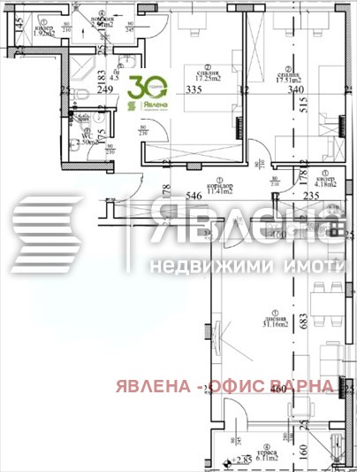 Продава 3-СТАЕН, гр. Варна, Централна поща, снимка 2 - Aпартаменти - 47146014