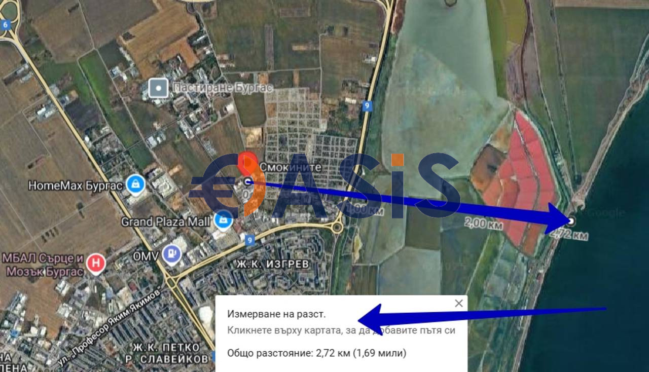 Продава 2-СТАЕН, гр. Бургас, Център, снимка 14 - Апартаменти - 54001500