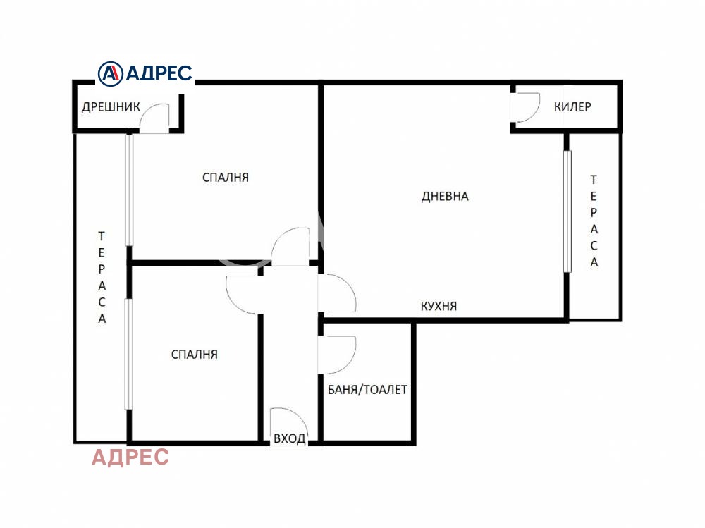 Продава 3-СТАЕН, гр. Варна, Галата, снимка 4 - Апартаменти - 54326214