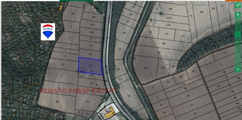Продава ПАРЦЕЛ в град Русе, Долапите - 8501 кв.м / 309 000 € » 604 351.47 лв., РЕМАКС РИВЪР ЕСТЕЙТ