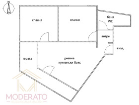 2 camere da letto Meden rudnik - zona A, Burgas 4