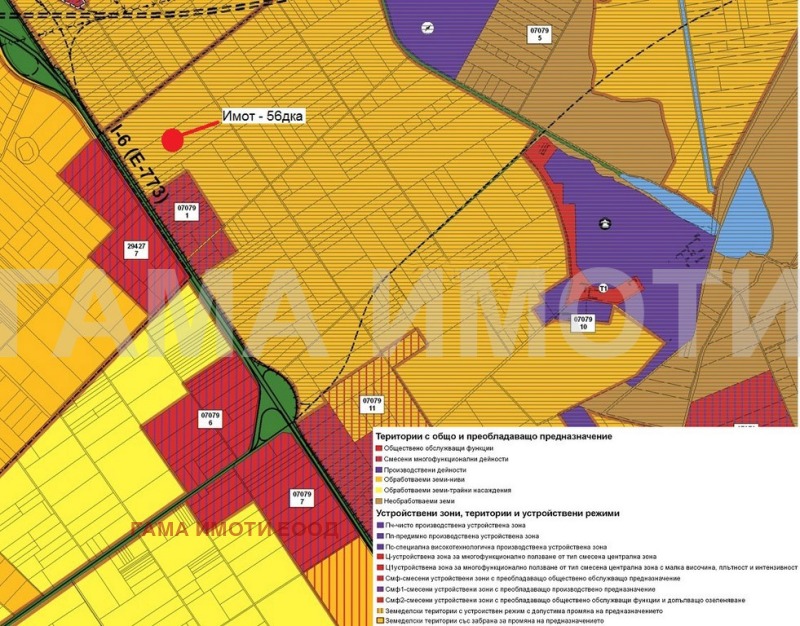 Продава  Парцел град Бургас , Изгрев , 55990 кв.м | 67262548 - изображение [3]