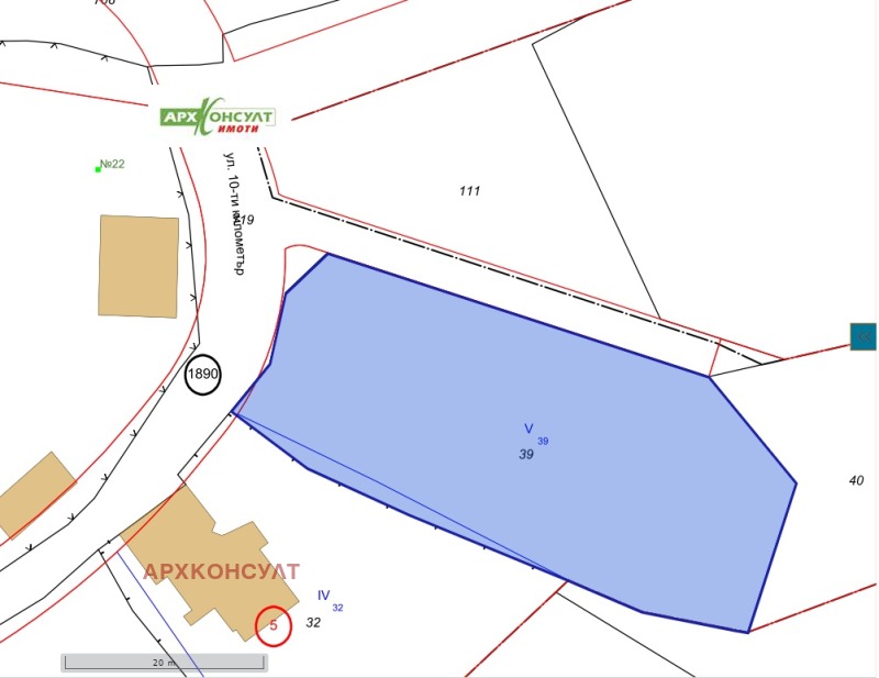 Продава  Парцел, град София, Княжево •  138 000 EUR • ID 49175306 — holmes.bg - [1] 