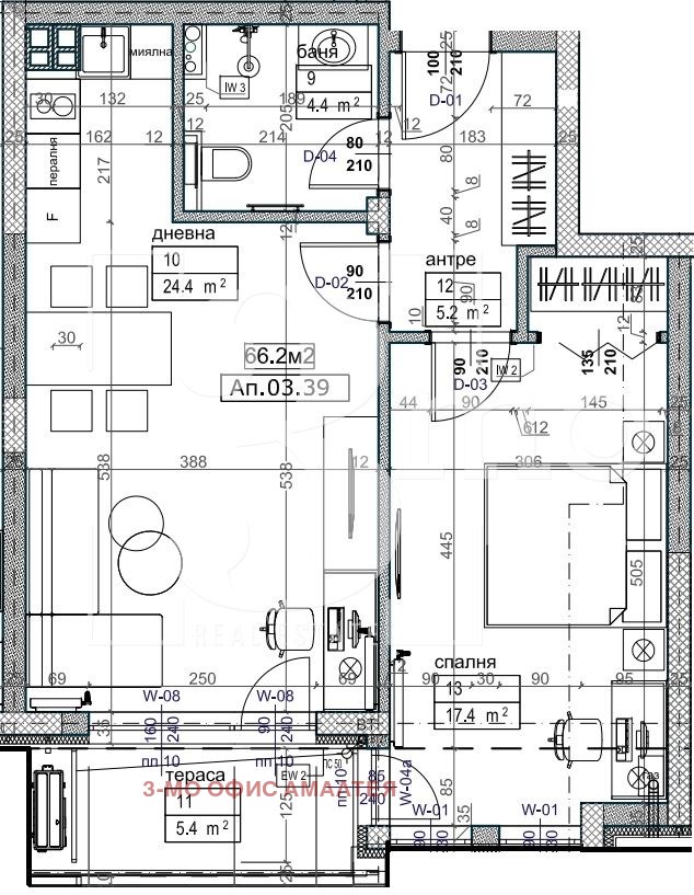 Продава 2-СТАЕН, гр. София, Малинова долина, снимка 4 - Aпартаменти - 48390013