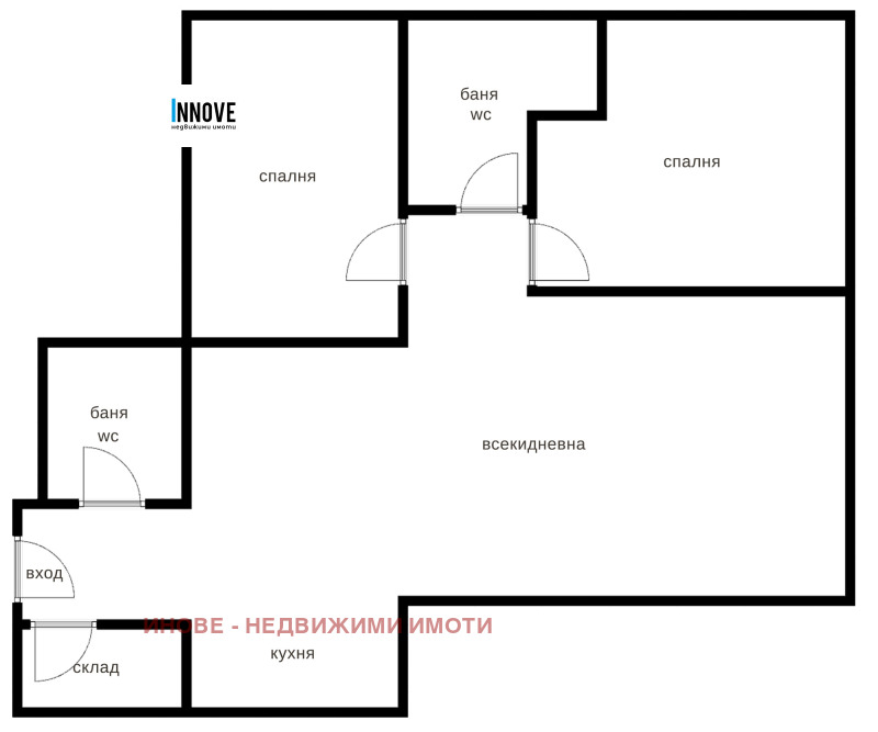 Til salgs  2 soverom Sofia , Dianabad , 140 kvm | 49523170 - bilde [9]