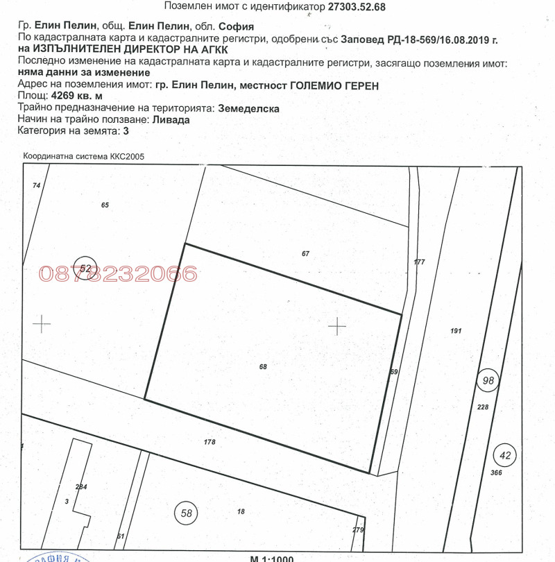 Продава ПАРЦЕЛ, гр. Елин Пелин, област София област, снимка 2 - Парцели - 49217582