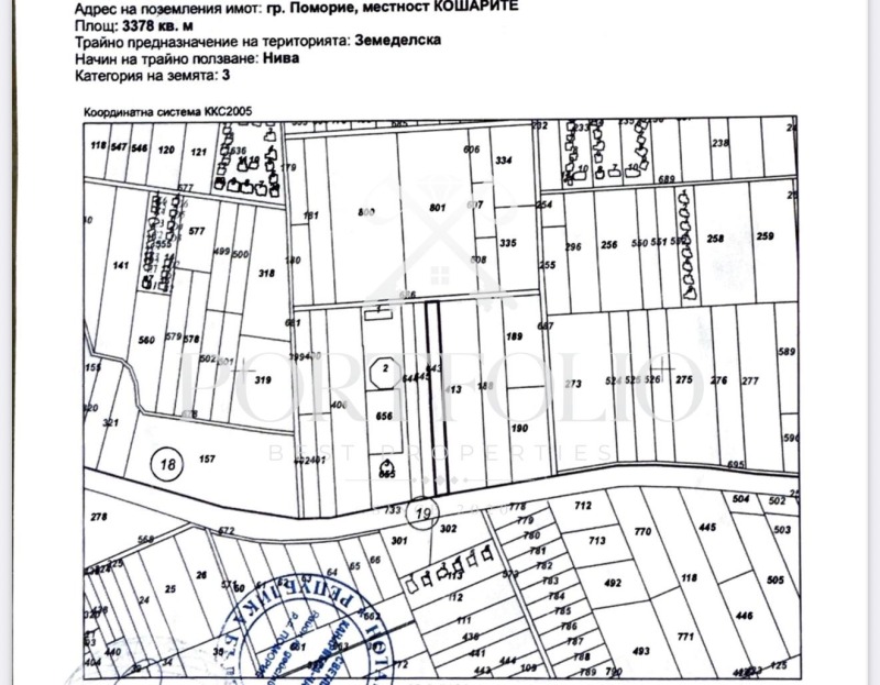 Продава ПАРЦЕЛ, гр. Поморие, област Бургас, снимка 3 - Парцели - 53353008