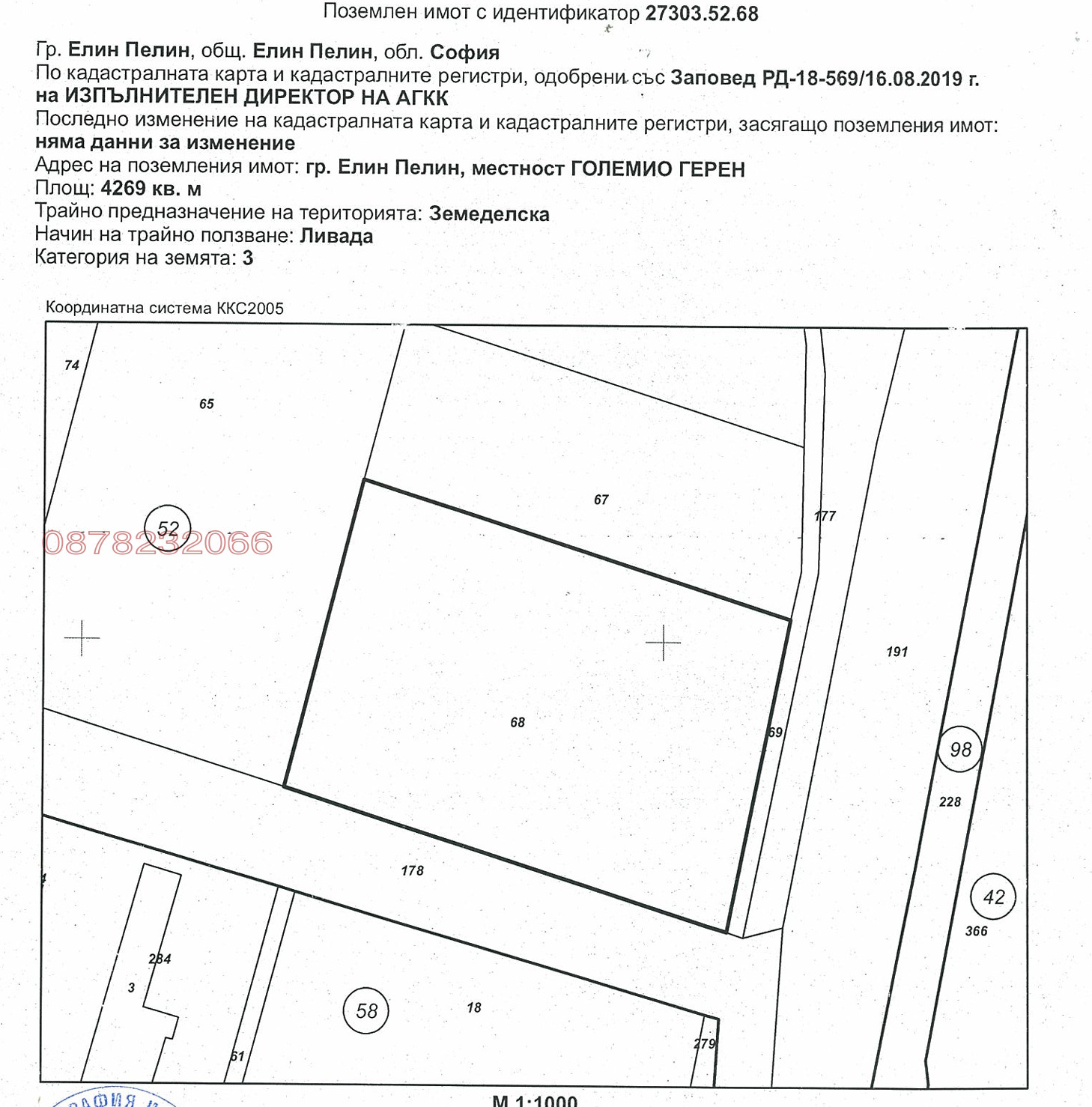 Продава ПАРЦЕЛ, гр. Елин Пелин, област София област, снимка 2 - Парцели - 54133639