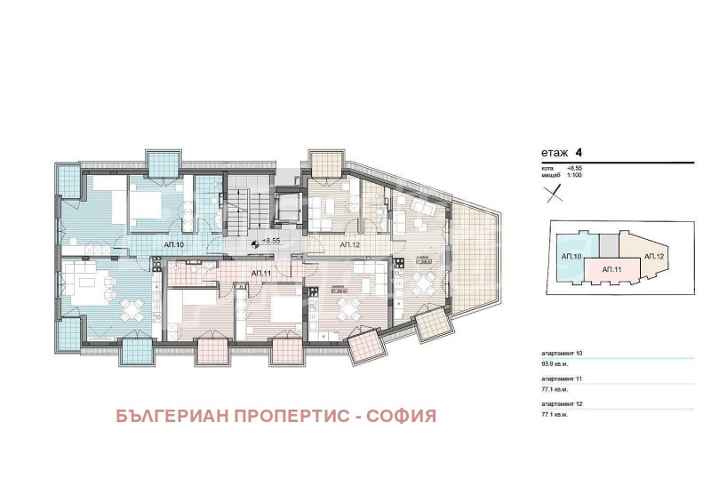 Myytävänä  1 makuuhuone Sofia , Ovtša kupel , 99 neliömetriä | 48897054 - kuva [17]