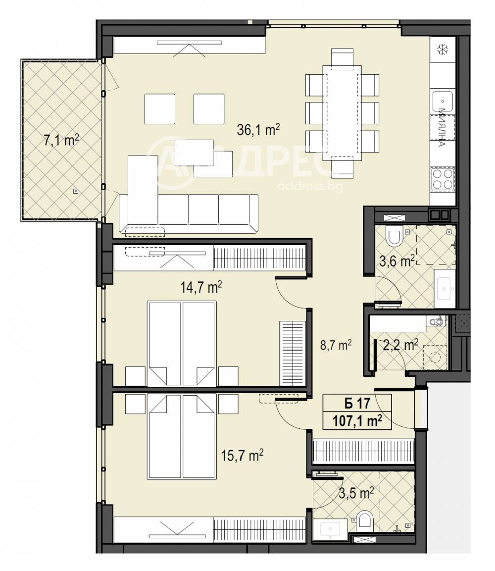 Продава 3-СТАЕН, гр. София, Бояна, снимка 4 - Апартаменти - 54143445